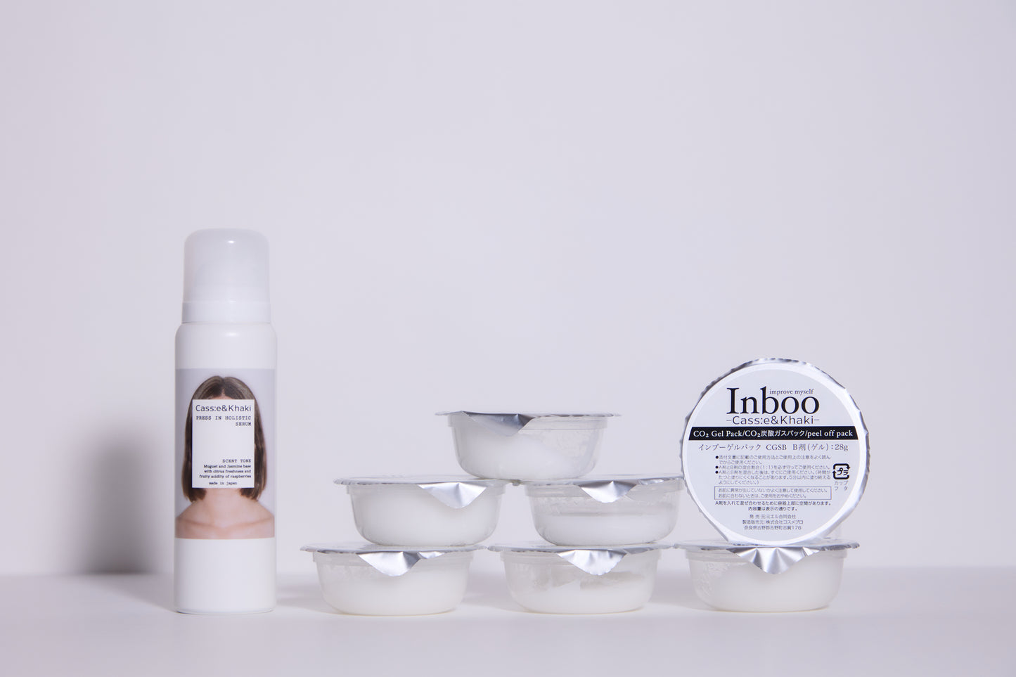 【炭酸美容7日間トライアルセット】炭酸ガスパック7個・炭酸美容液１本(１か月半～２か月)